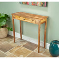 Porch & Den Holly Hill Solid Acacia Console Table with 1 Drawer