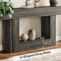 Rustic 2-Tier Entryway Table for Living Room, Hallway, and Foyer