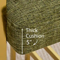 Set of 2 Chenille Upholstered Armchairs