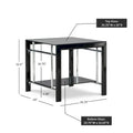Jackie Black Accent Side Table