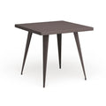 Carbon Loft Swan Industrial Square Metal Dining Table - Not Available