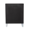 SEI Furniture Churchill Mid-Century Modern Mirrored Side Table with Storage Compartment