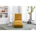 Linen Indoor Chaise Lounge Chair - Dimensions: 58.27" x 21.65" x 34.25"