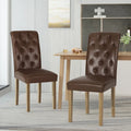 Set of 2 Aruda Upholstered Dining Chairs by Christopher Knight Home