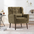 Contemporary Upholstered Accent Chair with Foam Filling for Living Room - Dimensions: 28.74 x 24.21 x 37.60 inches