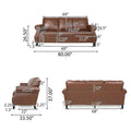 Christopher Knight Home Dowd Faux Leather 3-Piece Club Chair and Sofa Set