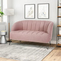 Christopher Knight Home Lupine Contemporary Fabric Loveseat with Hairpin Legs