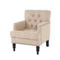 Christopher Knight Home Malone Tufted Back Fabric Club Chair - Dimensions: 28" L x 29.5" W x 33.5" H