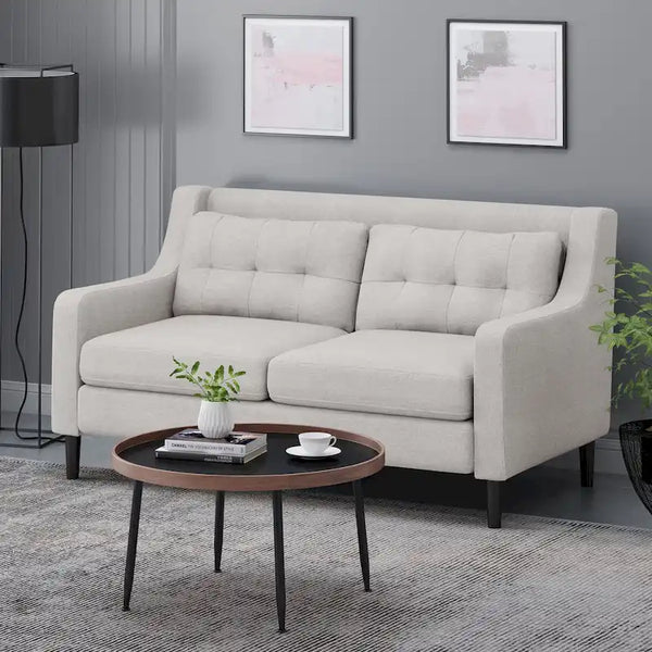 Christopher Knight Home Galene Modern Fabric Loveseat - Dimensions: 58"W x 33.5"L x 34.5"H