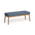 Christopher Knight Home Saxon Mid-Century Tufted Fabric Ottoman Bench - 43" L x 15.75" W x 17" H