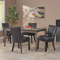 Set of 4 Contemporary Tufted Dining Chairs - Hayden Collection by Christopher Knight Home