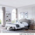 Christopher Knight Home Elinor Queen Upholstered Platform Bed