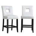 Brda Keyhole Counter Height High Back Stools - Set of 2