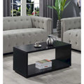 Northfield Admiral Coffee Table with Shelf by Convenience Concepts