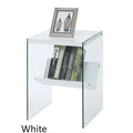 SoHo Glass End Table with Shelf by Convenience Concepts