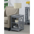 Convenience Concepts Town Square End Table Featuring Shelves