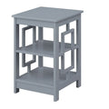 Convenience Concepts Town Square End Table Featuring Shelves