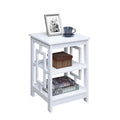Convenience Concepts Town Square End Table Featuring Shelves
