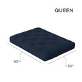 Loosh Home 10-Inch Gel Memory Foam Queen Futon Mattress