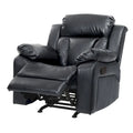 Copper Grove Sorgenfri Faux Leather Reclining Rocker Chair