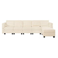 Convertible DIY Modular Sleeper Sectional Sofa Collection with Storage Seats - Perfect for Your Living Room