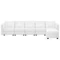 Convertible DIY Modular Sleeper Sectional Sofa Collection with Storage Seats - Perfect for Your Living Room