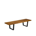 Nelson Wood Slate Bench - 48" Length, 14.5" Height, 18.5" Depth