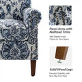 Giampiero Upholstered Wooden Armchair with Nailhead Accents by HULALA HOME
