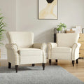 Nailhead Trimmed Living Room Armchair - Dimensions: 29.9W x 29.9H x 32.9D