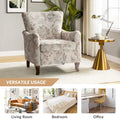 Set of 2 Samouel Contemporary Floral Wingback Armchairs by HULALA HOME