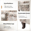 Set of 2 Samouel Contemporary Floral Wingback Armchairs by HULALA HOME