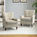 Set of 2 Samouel Contemporary Floral Wingback Armchairs by HULALA HOME