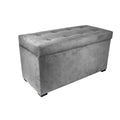 MJL Furniture Angela 8-Button Tufted Storage Bench with Trunk