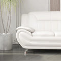 Michael Segura Upholstered Loveseat in Bonded Leather