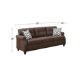 Two-Piece Sofa Set Featuring Decorative Accent Pillows