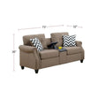 Two-Piece Sofa Set Featuring Decorative Accent Pillows