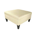 MJL Furniture Manhattan Allure Upholstered Cocktail Ottoman Table with Storage