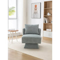 360-Degree Swivel Chenille Upholstered Accent Chairs for Living Room and Bedroom