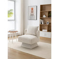 360-Degree Swivel Chenille Upholstered Accent Chairs for Living Room and Bedroom