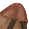 Cantu Authentic Top Grain Leather Tripolina Sling Chair by iNSPIRE Q Modern