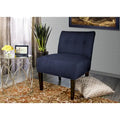 MJL Furniture Obsession Brownstone Button-Tufted Accent Chair (AS IS)