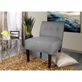 MJL Furniture Obsession Brownstone Button-Tufted Accent Chair (AS IS)