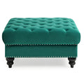 Luxurious Nola Velvet Tufted Extra-Large Ottoman