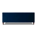 Jack 84 Mid-Century Modern Tuxedo Sofa with Decorative Bolster Pillows
