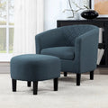 Convenience Concepts Roosevelt Accent Chair with Ottoman - Stylish Seating Solution