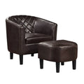 Convenience Concepts Roosevelt Accent Chair with Ottoman - Stylish Seating Solution