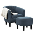 Convenience Concepts Roosevelt Accent Chair with Ottoman - Stylish Seating Solution