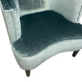 Roundhill Furniture Isla Chenille Oversized Barrel Accent Chair with Armrests for Living Room