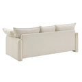 Mid-Century Modern 3-Seat Sofa – Perfect for Living Rooms, Apartments, Lounges, and Bedrooms