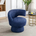 360-Degree Swivel Cuddle Barrel Accent Chairs with Plush Upholstery